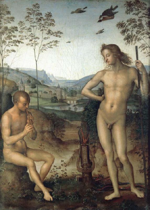 Pietro vannucci called IL perugino Apollo and Marilyn income Ah china oil painting image